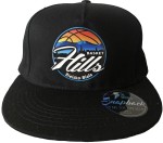 Czapeczka z daszkiem z logo Basket Hills - czarna