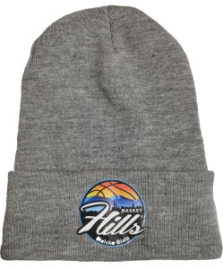 Czapka zimowa z logo Basket Hills - szara
